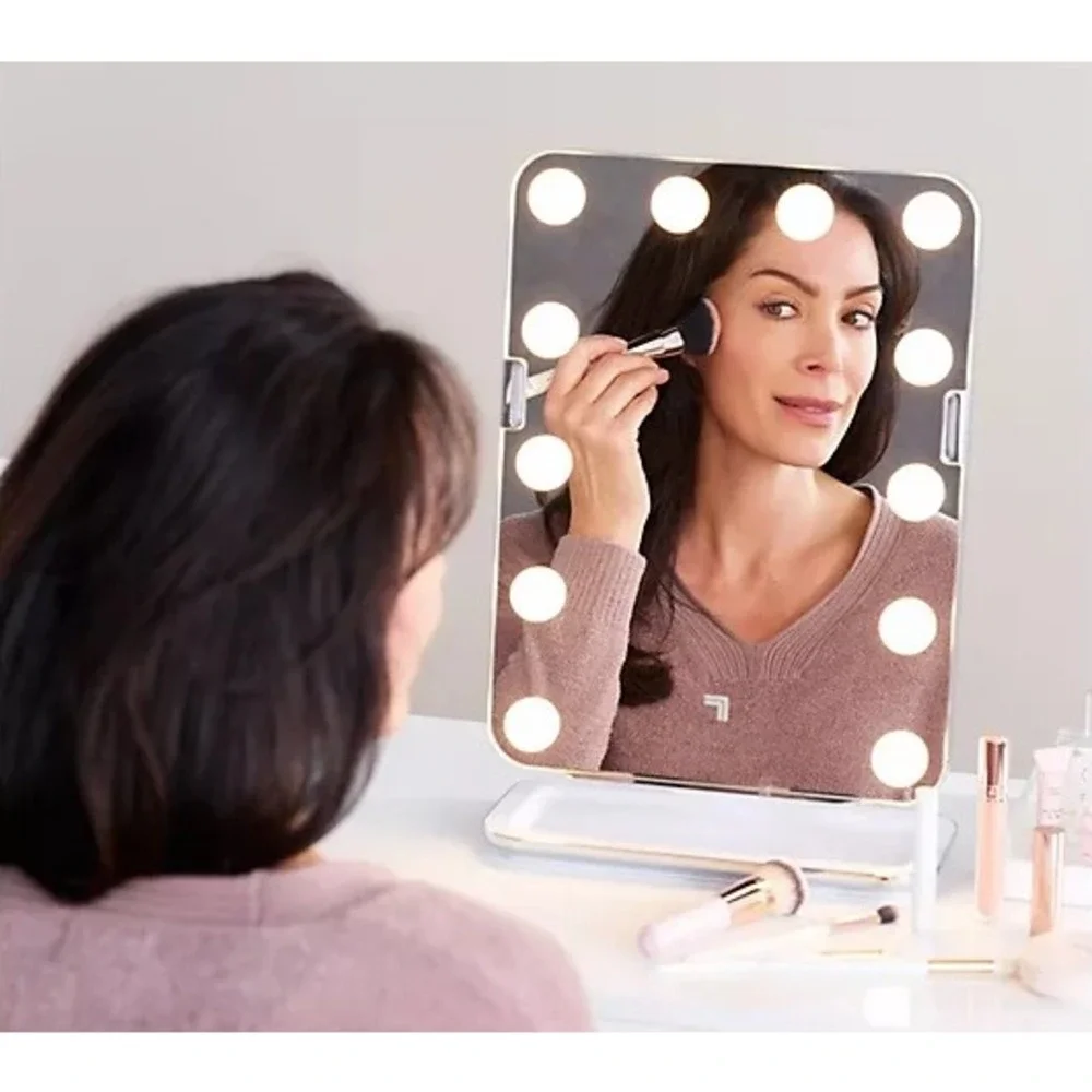 Sharper Image SpaStudio Hollywood Vanity Mirror with Fans V57002
